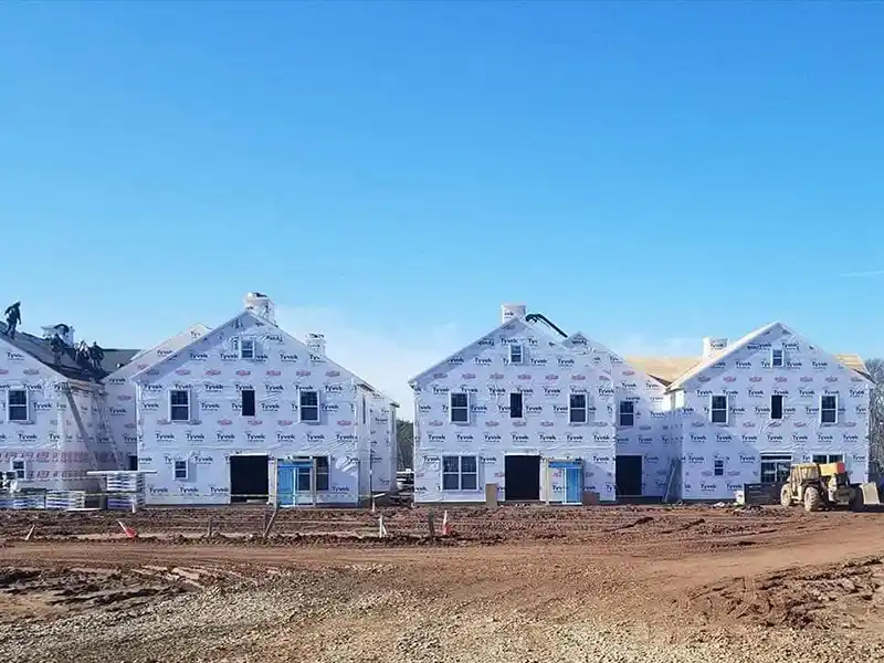 New construction homes being wired by MC Electrical