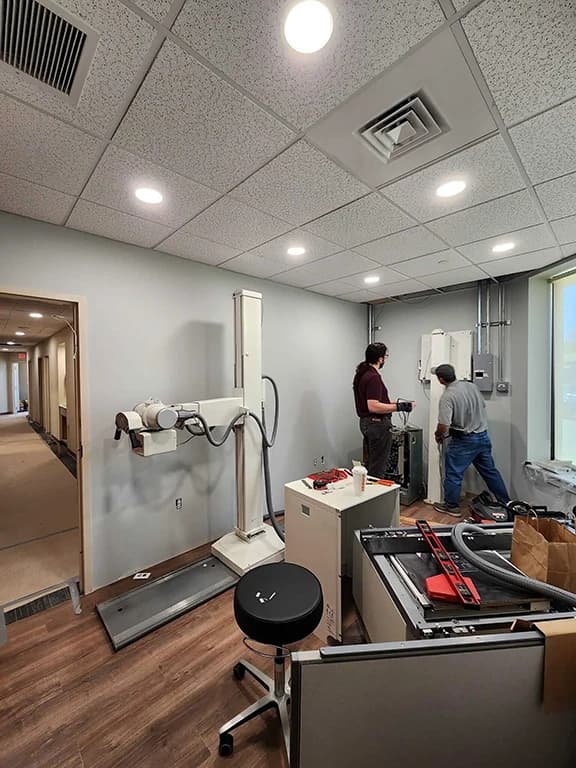 Commercial electrical renovation project
